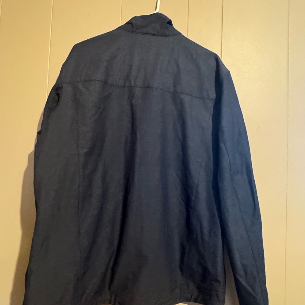 MICHAEL KORS MEN XL Grayish BLUE Zipper up windbreaker top Gorpcore Outdoors - Picture 2 of 13